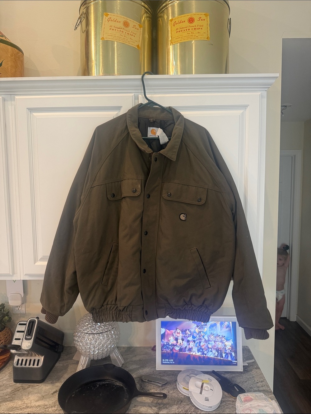Carhartt Olive Brown Men’s Bomber Jacket